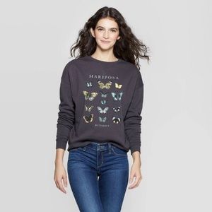 Target butterfly Mariposa sweatshirt